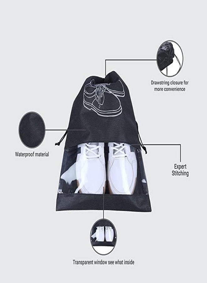 Kelexx Shoe Bags for Travel & Storage - Set of 6 Waterproof Shoe Organizer Pouches for Women & Men, Travel Accessories for Luggage, Shoe Covers for Packing, Portable & Durable Travel Essentials - Image 4